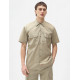 DICKIES, Work shirt ss rec, Khaki