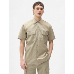 DICKIES, Work shirt ss rec, Khaki