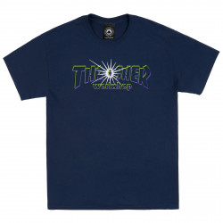 THRASHER, T-shirt x aws nova, Navy