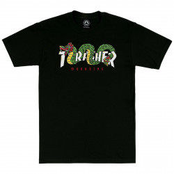 THRASHER, T-shirt aztec, Black