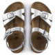 BIRKENSTOCK, Rio kids bf, Electric metallic silver