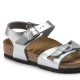 BIRKENSTOCK, Rio kids bf, Electric metallic silver