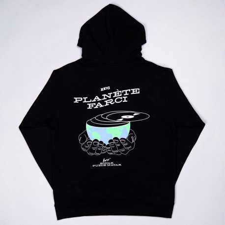 Planete hoodie - Black