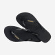 HAVAIANAS, Slim logo metallic, Black/gold