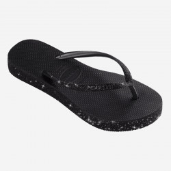 HAVAIANAS, Slim flatform sparkle, Black