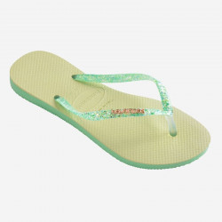 HAVAIANAS, Slim glitter flourish, Green garden