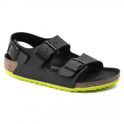 BIRKENSTOCK, Milano kids bf, Desert soil black lime