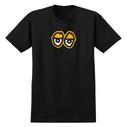 KROOKED, T-shirt eyes lg ss, Black