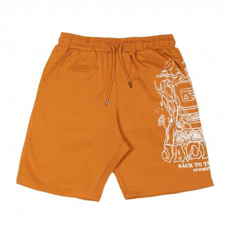 No signal fleece short - Caramel