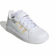 ADIDAS, Grand court 2.0 el k, Ftwwht/irides/ftwwht