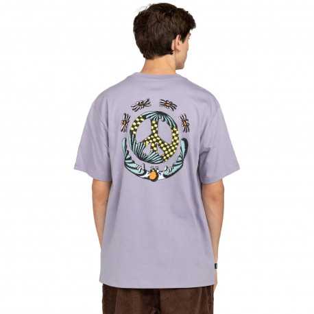 Peace tree logo - Lavender gray