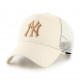 47 BRAND, Cap mlb new york yankees branson mvp, Natural3