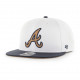 47 BRAND, Cap mlb atlanta braves corkscrew, Captain white