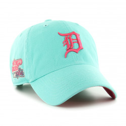 47 BRAND, Cap mlb detroit tigers double under clean up tiffany, Blue