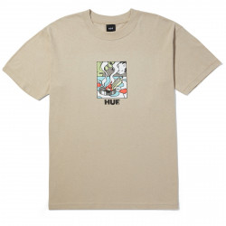HUF, T-shirt burning away ss, Bone