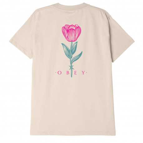 Obey barbwire flower - Cream