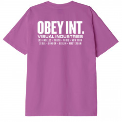OBEY, Obey int. visual industries, Mulberry purple