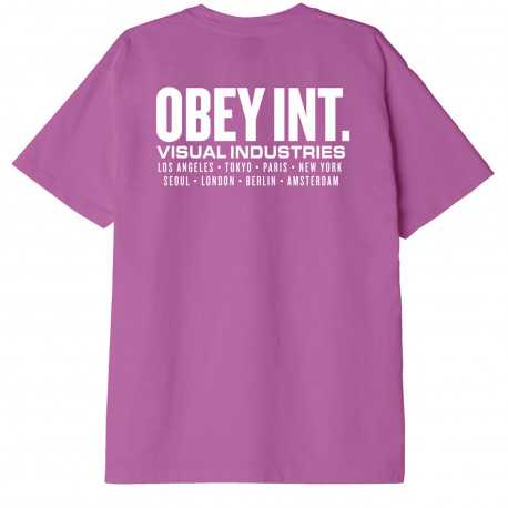Obey int. visual industries - Mulberry purple