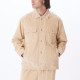 OBEY, Benny cord shirt jacket, Irish cream