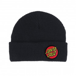 SANTA CRUZ, Classic dot beanie, Black