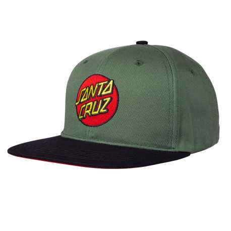 Classic dot snapback - Sage/black