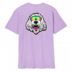 SANTA CRUZ, Mccoy dog t-shirt, Digital lavender