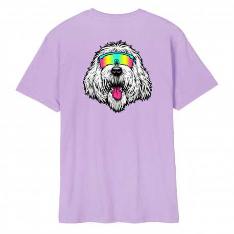 Mccoy dog t-shirt - Digital lavender