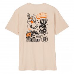 SANTA CRUZ, Sb x mike giant center t-shirt, Oat