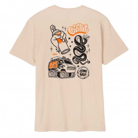 Sb x mike giant center t-shirt - Oat