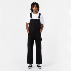 DICKIES, Dickies duck canvas classic bib sw, Black