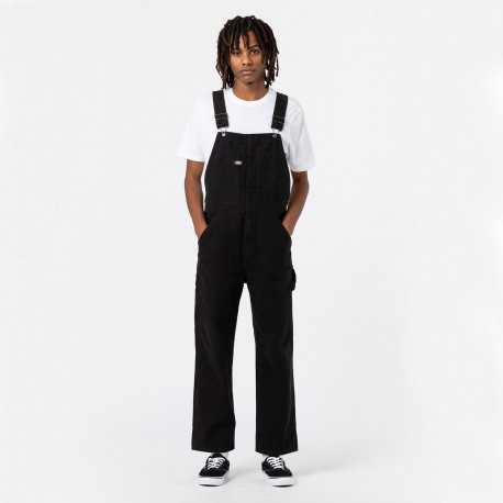 Dickies duck canvas classic bib sw - Black