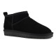 COLORS OF CALIFORNIA, Short winter boot in suede, Black