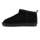 COLORS OF CALIFORNIA, Short winter boot in suede, Black