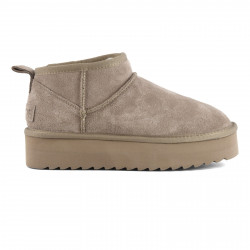 COLORS OF CALIFORNIA, Platfrom winter boot in suede, Taupe