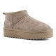 COLORS OF CALIFORNIA, Platfrom winter boot in suede, Taupe