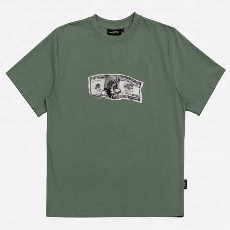 T-shirt crash - Lichen green