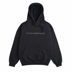 RAVE, Core logo hoodie, Black